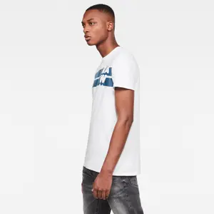 T-shirt met grafische strepen G-Star RAW image-3