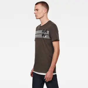 T-shirt met grafische strepen G-Star RAW image-3