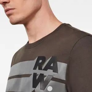 T-shirt met grafische strepen G-Star RAW image-4
