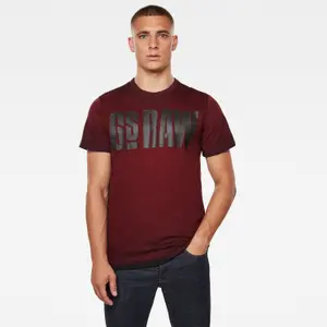 Dubbel geverfd logo T-shirt G-Star image-1