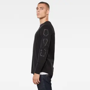 Grafisch T-shirt met logo G-Star image-3