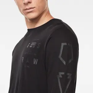 Grafisch T-shirt met logo G-Star image-4