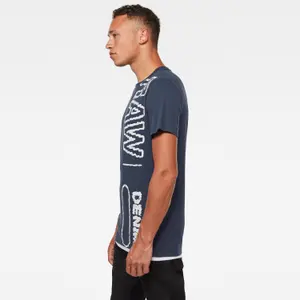 Logo T-shirt vertical G-Star RAW image-3