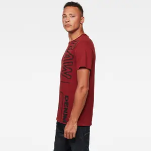 Logo T-shirt vertical G-Star RAW image-3
