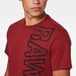 Logo T-shirt vertical G-Star RAW image-4
