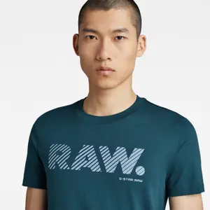 T-Shirt mit angepasstem Logo G-Star 3D RAW image-4
