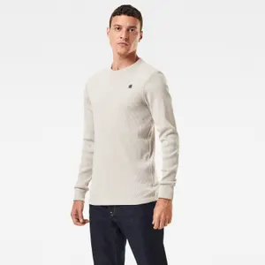 Eng anliegendes, geripptes T-Shirt mit aufgesetzten Kanten G-Star image-2