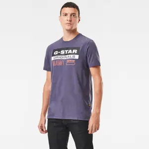 Slank logo T-shirt van het label G-Star Originals image-2
