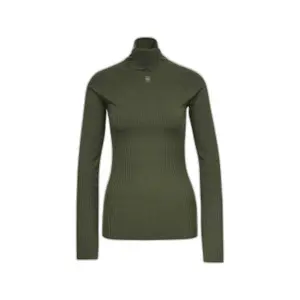 Slim-Fit-Rippstrickpullover mit Kragen Frau G-Star image-0