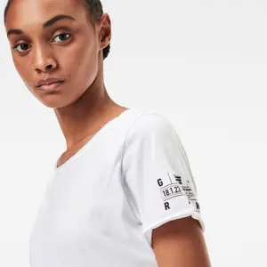 T-shirt slank topje c vrouw G-Star Mysid image-4
