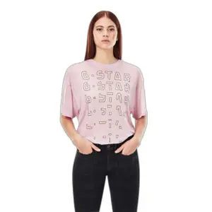 T-shirt graphique délavé transparent femme G-Star image-0