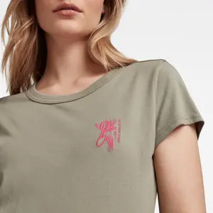 Bedrucktes T-Shirt mit schmalem Schnitt, Frau G-Star Tulip image-4