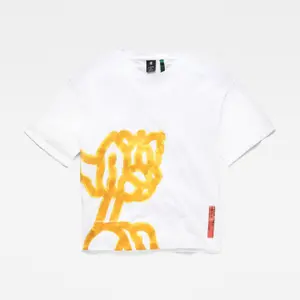 Weites bedrucktes T-Shirt, Frau G-Star Big Object image-0