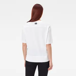 Weites bedrucktes T-Shirt, Frau G-Star Big Object image-2