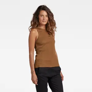 Geripptes Tanktop Frau G-Star Engineered image-2