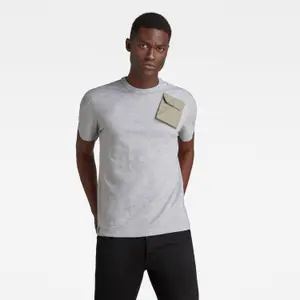 T-Shirt mit gewebter Tasche G-Star Military 3D image-1