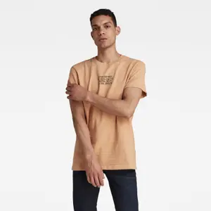 Grafisch T-shirt met tekst op de borst G-Star image-1