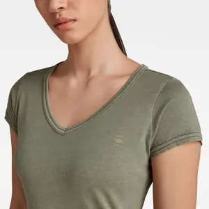 Slank T-shirt voor dames G-Star Eyben Overdyed image-4