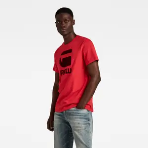 Gevlekt hamburger logo T-shirt G-Star image-3