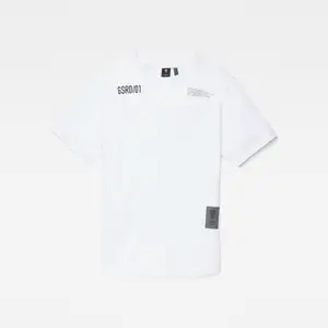 Locker sitzendes T-Shirt mit mehrfachem Druck auf dem Rücken G-Star C&S image-0