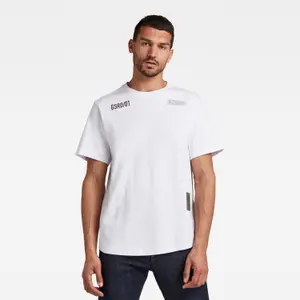 Locker sitzendes T-Shirt mit mehrfachem Druck auf dem Rücken G-Star C&S image-1