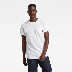 Grafisch t-shirt met achterzak G-Star Lash image-1