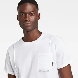 Grafisch t-shirt met achterzak G-Star Lash image-5