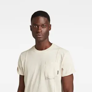 Grafisk T-shirt med baglomme G-Star Lash image-4