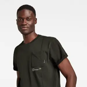Grafisch t-shirt met achterzak G-Star Lash image-4