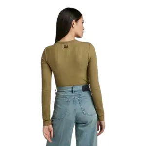 T-shirt slim côtelée femme G-Star image-1