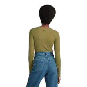 T-shirt slim côtelée femme G-Star image-1