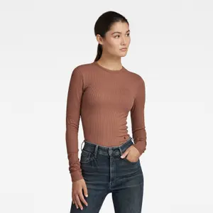 Eng anliegendes geripptes T-Shirt, Damen G-Star image-1