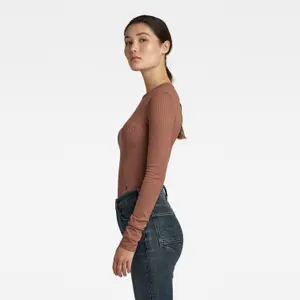 Eng anliegendes geripptes T-Shirt, Damen G-Star image-3