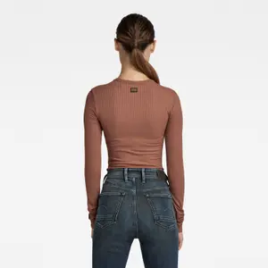 Eng anliegendes geripptes T-Shirt, Damen G-Star image-2