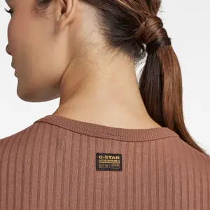 Eng anliegendes geripptes T-Shirt, Damen G-Star image-4