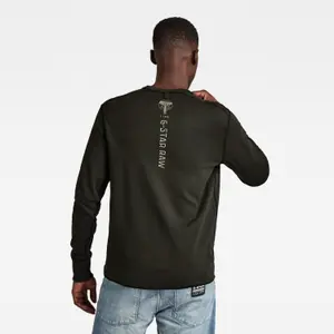 Lichtgewicht grafisch T-shirt op de rug G-Star image-2