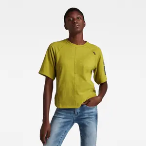 Klein grafisch t-shirt met mouwen voor vrouwen G-Star image-1