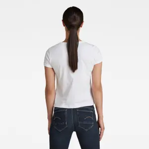 Slank overgestikt dames-T-shirt G-Star image-2
