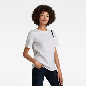 T-Shirt mit Seitenlinie Frau G-Star RAW image-2