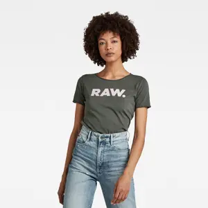 Slank grafisch dames-T-shirt G-Star RAW image-1