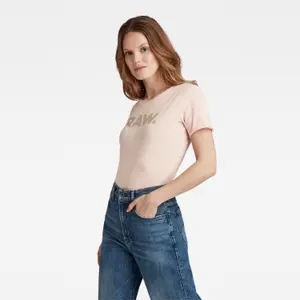 Grafisk T-shirt med slank pasform til kvinder G-Star RAW image-3