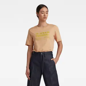 Klassisch geschnittenes T-Shirt mit Etikett Frau G-Star Originals image-1