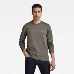 Grafisch t-shirt met grote rug G-Star image-1