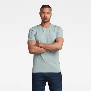 T-Shirt mit angepasster Grafik hinten G-Star 89 image-1