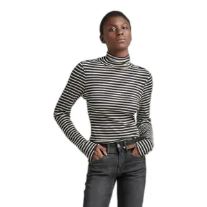 T-shirt rayé slim côtelée femme G-Star image-0