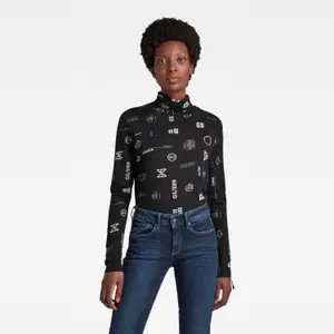 Women's slim-fit T-shirt G-Star Mock Ao image-1