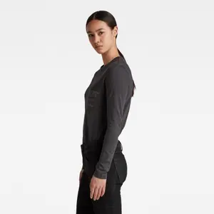 Lockeres T-Shirt, Damen G-Star Text Pocket image-3