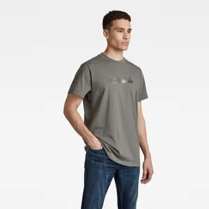 Locker sitzendes T-Shirt mit Aufnäher G-Star Lifevest image-1