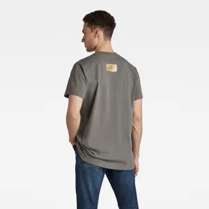 Locker sitzendes T-Shirt mit Aufnäher G-Star Lifevest image-3
