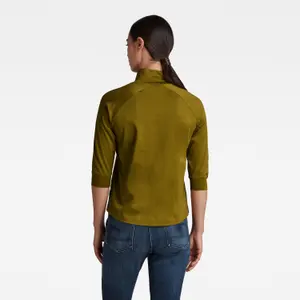 Weit geschnittenes, reflektierendes T-Shirt Raglanärmel und Rollkragen court Frau G-Star image-3